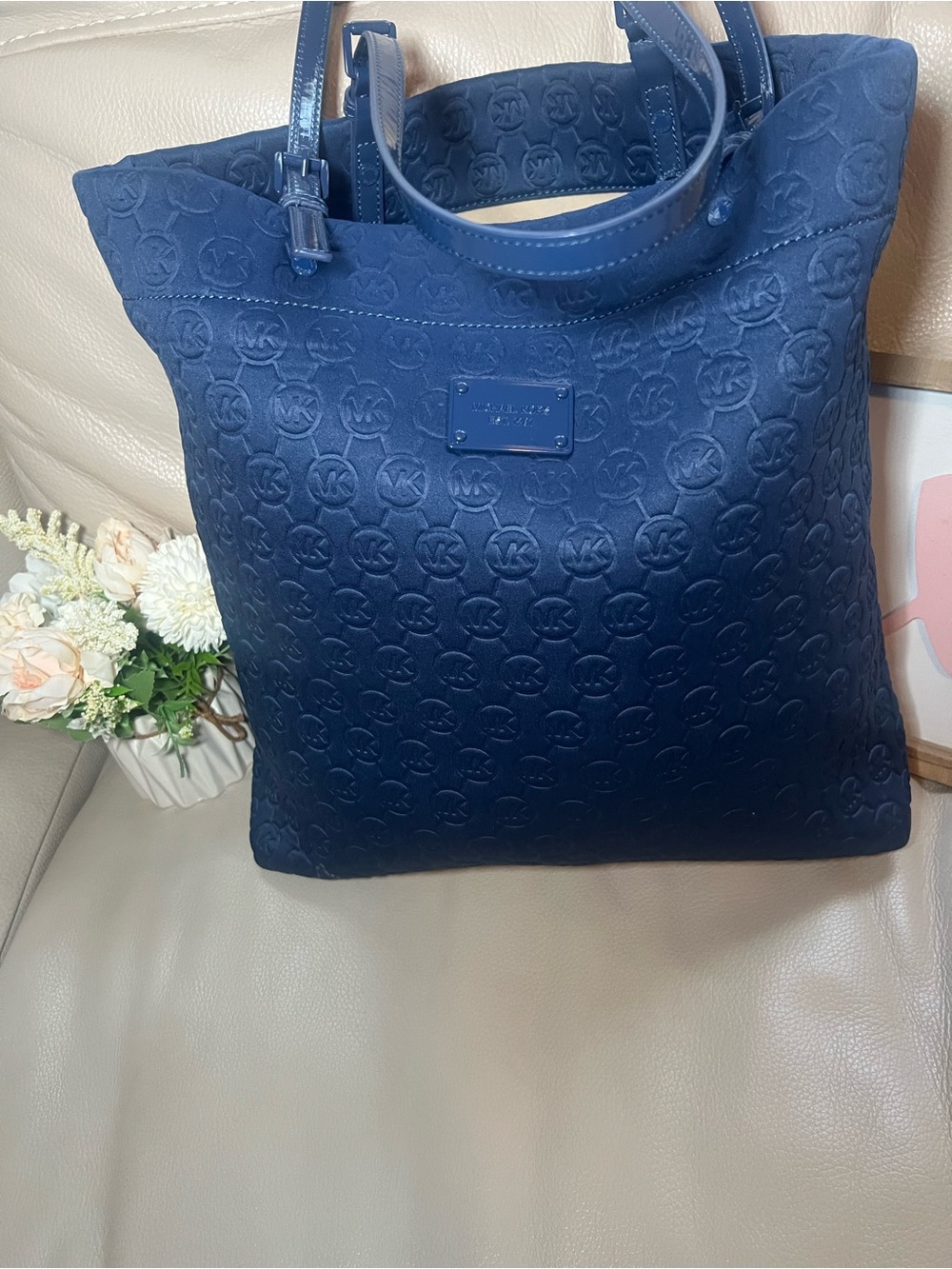 Michael Kors Jet Set Neoprene Open Tote - Y2K - Vintage